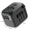 Universal Travel Adapter Worldwide All in One International Wall Charger AC Plug Adapter met 5A Smart Power en 3.0A USB Type C voor 200 landen 100V-250V