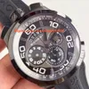 Модные роскошные часы Новый аутентичный бомберг болт 68 кварц Chrono Black PVD -резиновый ремешок 45 -мм мужские часы Top Cafleting238x