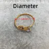 Braccialetti rigidi per donna Moda Lusso Ricordo Data di compleanno di alta qualità Festa semplice Coppia di zirconi europei Lui Lei Aperto