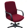 Chair Covers Modern Simplism Style 2022 Brand Cotton Office Computer Stretchable Rotating Cover 5 Colors