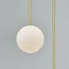 Lâmpadas pendentes Nordic Modern Designer Sala de estar Vidro pendurado Moda simples Quarto de cabeceira G9 Lustre de lustre LED CHANDELIER