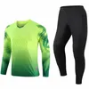 Gym Kleding Voetbal Uniform Doelman Pak Jersey Printing Children's Adult Style Competition Sports Long-Sleev