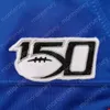 Nya fotbollströjor fotbollströjor SMU Mustangs Jersey NCAA Football College James Proche Shane Buechele White Blue Button Down All Stitched Size M-3XL