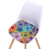 Travesseiro 40cm Impressão Digital Bay Window Pad Esponja Floral Cadeira antiderrapante Amor Geométrico Malha Assento Decoração de Casa CE2064 o2394