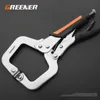 Multi-function Locking Clamp 6"/9"/11"/14"/18" Opening 48-188mm Vise Grip C-clamp Sheet Steel Plier Woodworking Clips