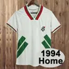 Camisas de futebol retrô masculinas da seleção nacional da Bulgária de 1994 STOICHKOV IVANOV ANDONOV Home White Away Camisa de futebol manga curta