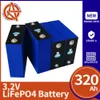 Nouvelle batterie Lifepo4 320AH 310AH batterie au Lithium fer Phosphate Rechargeable bricolage 12V 24V 48V cellule solaire pour voiturette de Golf EV