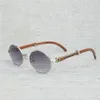 Óculos de sol 2023 20% vintage preto búfalo búfalo masculino de madeira natural arca de óculos transparentes para mulheres óculos redondos de óculos ao ar livre