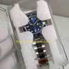 Real Po Super Mens 904L Steel Eta Watch Men's 40mm Blue Sapphire Diamond Dial 116659 PAVEO CAL 2836 Movement Automatic Mec259T