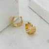 Hoop Earrings Peri'sBox Gold Color Copper Chunky Wide For Women Minimalist Small Silver Hypoallergenic Earring