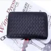 Whole Fashion Men's walletl En cuir de mouton Nappa Zip Around Wallet Sac à main Première classe en cuir véritable Long Wallet Go248r