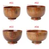 Bowls Natural Jujube Wooden Rice Soup Bowl Containter Kitchen Utensil Tableware Christmas Halloween Decoration