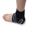 Ankelst￶d 1 pc den justerbara elastiska stag l￤ttviktig andningsbar komprimering anti sprain fotskydd bandage