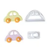 Baking Moulds 3D Car Tractor Train Shape Plastic Fondant Stamps Cookie Cutter Cake Mold Sugar Craft Decorating Tools For Kitchen