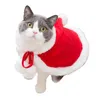 Cat Costumes Pet Chiristmas Kleding Cape Cute Santa Claus Christmas Mantel voor klein hondjaar Kerstmisgeschenken Natale Kerst Navidad