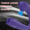Skönhetsartiklar klitoris sugande vibrator för kvinnor 10 hastigheter vibrerande sexiga leksaker vagina tunga slickande klitoris stimulering kvinnlig onanator