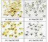 Nagelkonstdekorationer 500 st/packar Japan Korea legeringsdelar Nitar Studs Gold Silver Moon Star Diy Metal Accessories Sticker Tools Tools