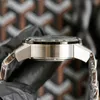 Nowe luksusowe zegarki męskie Siliver i czarna stalowa bransoletka zegarek sportowy wielofunkcyjny kalendarz chronografu