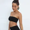 Vêtements de sport pour femmes, sous-vêtements, débardeurs, Camis, soutien-gorge de sport, antichoc, course à pied, haute résistance, entraînement physique, sans écharpe, haut tubulaire