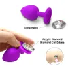 Articles de beauté Débutant Anal Plug Bullet Vibrator Butt Plugs pour Femmes Hommes Doux Silicone sexy Boutique Jouets Couples Adultes