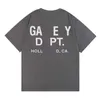 2023 Fashion Men's's T-shirts Designer Galleres Depts Shirt Alphabet Print Trendy Trend Basic Casual Loose Short T-shirt Half mandeve Tees KMLQ70MM