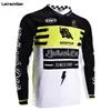 レーシングジャケットlairschdanメンズ長袖サイクリストシャツCamisa Ciclismo Masculina Motocross Clothing Outdoor MTB Cycling Jersey Quick