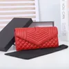 Designer feminino carteira bolsas caviar couro embreagem bolsa moeda bolsas titulares de cartão