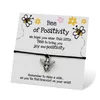 Charm Bracelets Bee Honeybee Adjustable Women Men Unisex Fashion Jewelry Animal Lover Christmas Friendship Gift Drop