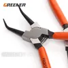 1pc Heavy Duty Circlip Pliers Kit Outside Inside 7" 9" Right Angled Beak Portable Multifunctional Snap Ring