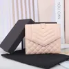 Designer Kvinnor plånböcker handväskor kaviar läderkoppling handväska pursar korthållare