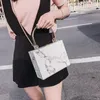 イブニングバッグ高級ハンドバッグ女性デザイナー大理石の石のパターン財布とファッションミニボックスバッグ
