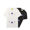 2023 Designers Tee top T-shirt da uomo T-shirt da donna Lettera fulmine Stampa a colori T-shirt uomo Paris Fashion T-shirt manica corta luxurys bianco nero