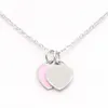 heart necklace designer jewelry necklaces chain chains link luxury jewellery pendant custom love pendants women womens Stainless Steel Charm