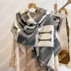 Kobiety kaszmirowy projektant szalików szaliki zimowi mężczyźni miękki gruby szal szalik luksus listu szalik