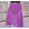 Stage Wear Ladies Professional Ballet Leotard Wrap Over Scarf Skirt Chiffon Gymnastics Dance Skating Open Tie Long 8Colo