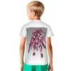 Erkek Tişörtleri Karikatür Mecha 3D Baskı Eğlence Kısa Kollu T-Shirt Poster Resim Çocuk Spor Gömlek