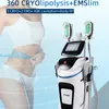 NEW 2 in 1 CRYO EMSLIM slimming cryolipolysis fat freeze system ems Muscle Sculpting COOL sculpt machine Muscle Stimulator HI-EMT body shaping weight loss device