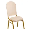 의자 덮개 식당 단색 의자 표지 피질 등받이가있는 의자