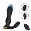 Articles de beauté 2 en 1 Masseur de prostate en silicone Vibromasseur anal à double moteur Stimulateur de clitoris Culotte féminine Masturbate Orgasm Toy Marchandises pour adultes