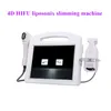 2 em 1 Liposonix 3D 4D HIFU Remoção de elevador de face Equipamento Liposonic LIDOSONOM Perca peso Slimming com 10 cartuchos