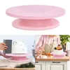 Bakningsverktyg Diy Cake Rotary Round Stand Anti-Scid Turntable Revolving Platform för konditorisleveranser Kök