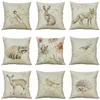 Pillow Nordic Minimalist Style Animal Theme Hedgehog Cover Office Sofa Home Decoration Pillowcase