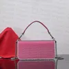 7A Top Mini LOCO Crystal Shoulder with Diamond Handbag V-shaped Buckle Flap Women Bag Interior Sheepskin Original Design New Fashion Designer1:1