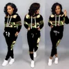 2024 Designer Women Tracksuits Fleece Two Piece Set Casual Leopard Print Outfits Hoodies Pants Sportswear Sweatsuits Plus size 4X 5XL Winter Wholesale clothes 9061