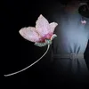 Spille 2022 Pin rame intarsiato zircone fiore sfumato spilla stile europeo e americano da sposa accessori floreali di lusso