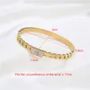 Bracelet Arrowhead Titanium Steel Lady Bracelet Mode Twist Weave Creux Élégant Vintage Mariage Fête de Vacances