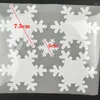 Motorcycle Apparel Small Snowflake DIY Bright Silvery Grade Heat Transfer Reflective Sticker For Iron On Clothing Bags Shoes