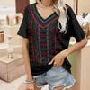 Women's T Shirts Loose Shirt Printing Women Plus Size Casual Western Ethnic Style Oversize Graphic Tee Harajuku Summer Short-sleeved Top