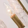 Lâmpadas de parede Modern European European Copper Lamp Decor Indoor Decor LED LED GOLDEN CABA CABEÇA LIGH