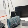 Fashion torebki torby na ramię luksusowe designerskie torby łańcuch złoty srebrny torebka torebka klapka przechyłka przekątna torebka crossbody torebka śliczny portfel